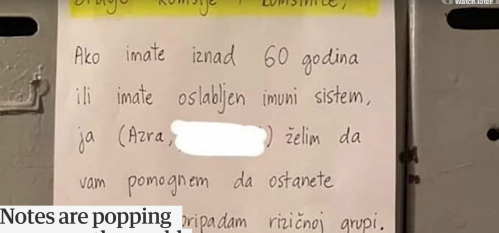 Poruka jedne Azre na srpskom jeziku obišla je svet! List "The Guardian" od svih izabrao baš nju! (FOTO/VIDEO)