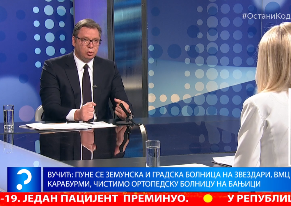 Vučić: Uvodi se policijski čas od petka