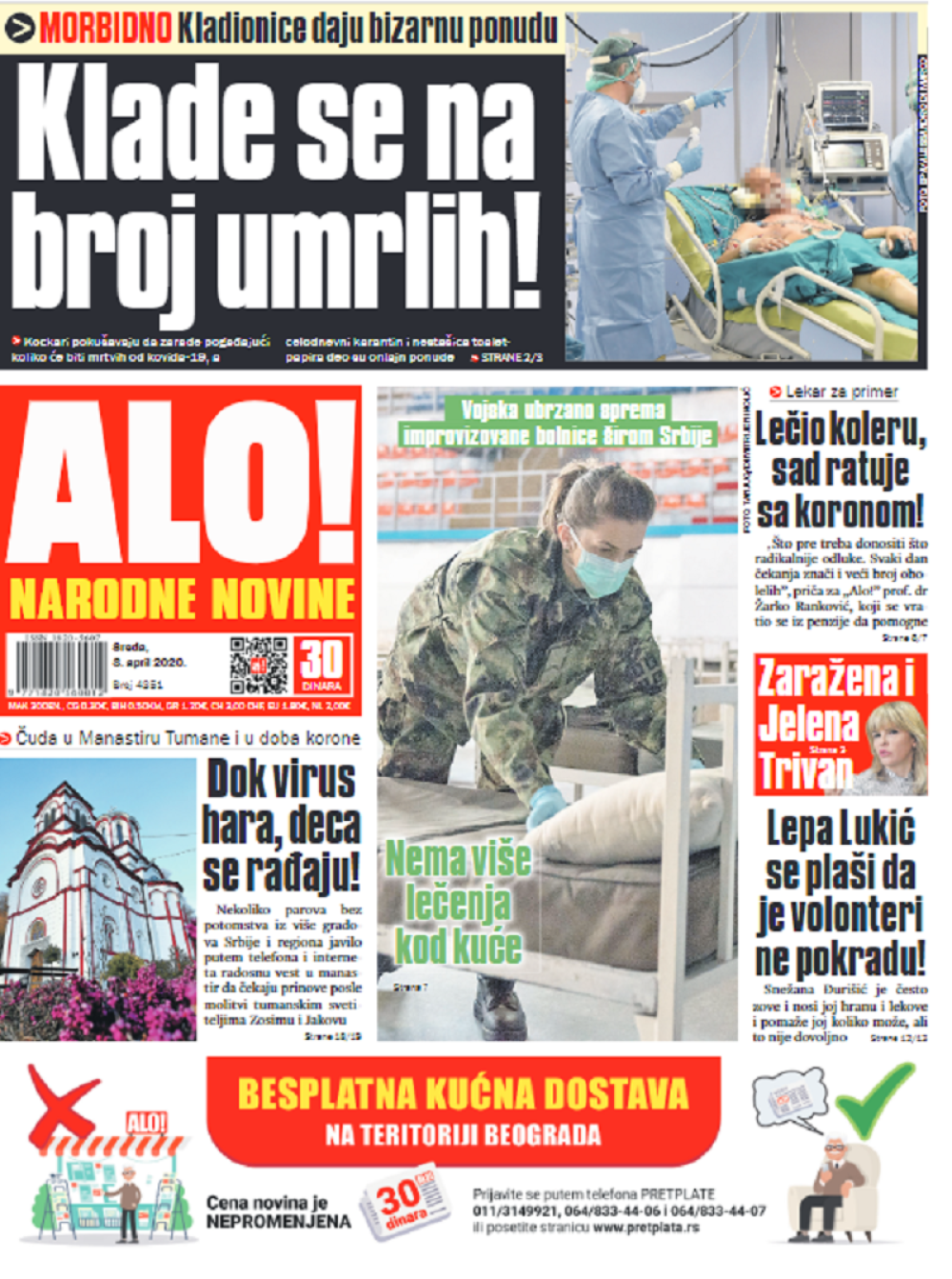 Čuda u manastiru Tumane i u doba korone! ČITAJTE U ALO!