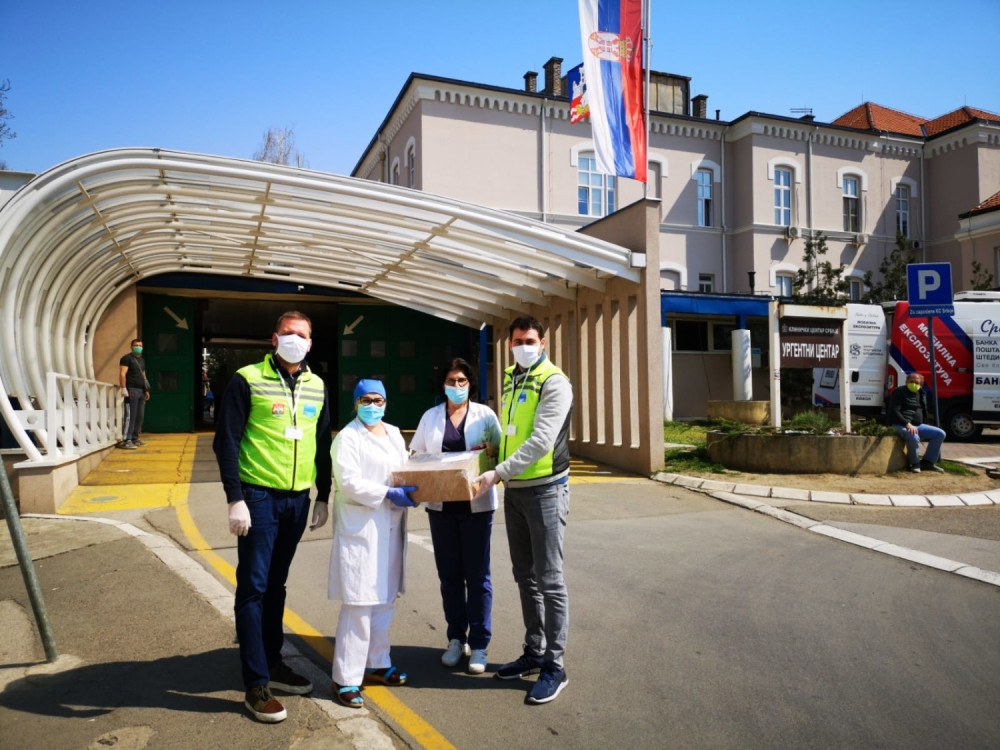 Donirano 150 vizira Urgentnom centru