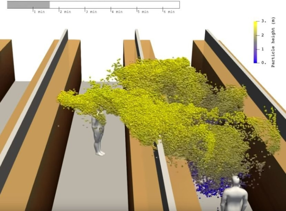 Ovako izgleda kada se nakašlje osoba koja je zaražena virusom korona (VIDEO)