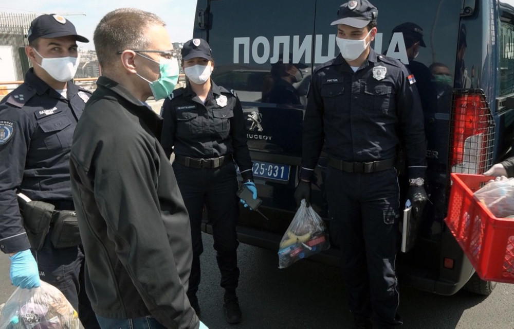 Stefanović obišao policijski punkt