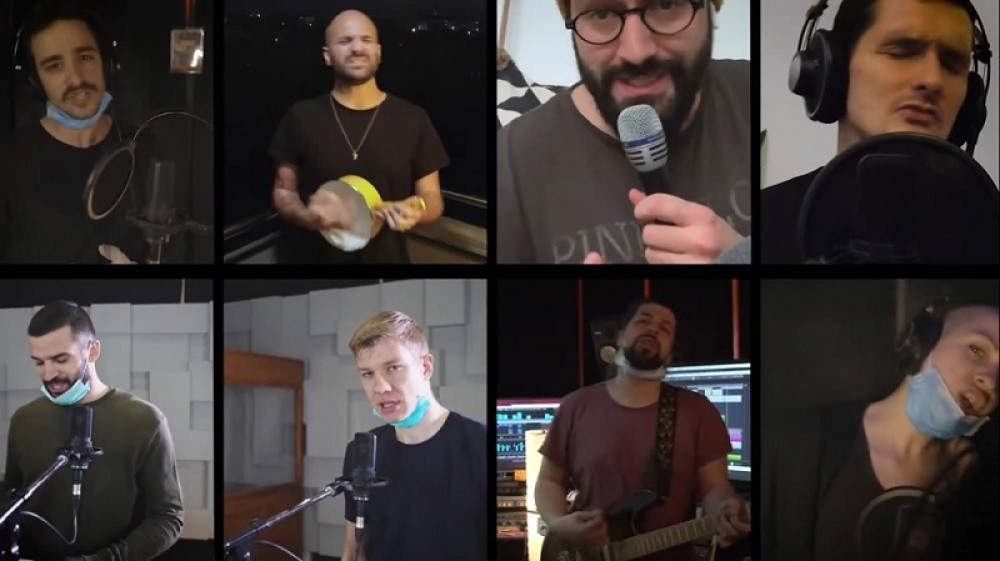Poznati domaći glumci, muzičari, novinari i sportisti iz karantina snimili pesmu podrške volonterima!
