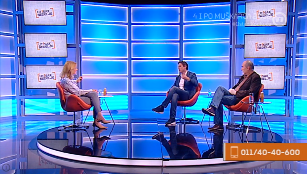 Urednik NIN-a učinio nešto ogavno sinoć u "Utisku nedelje"