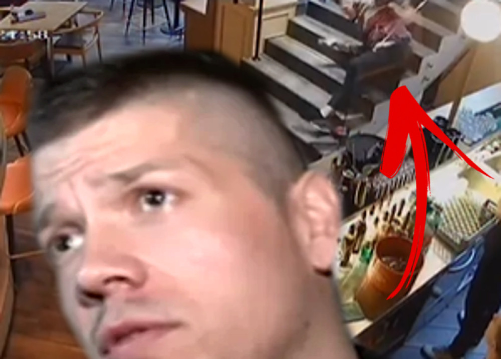 Stravičan pad Slobe Radanovića niz stepenice: Pevač ostao bez patike, jedva živu glavu izvukao (VIDEO)