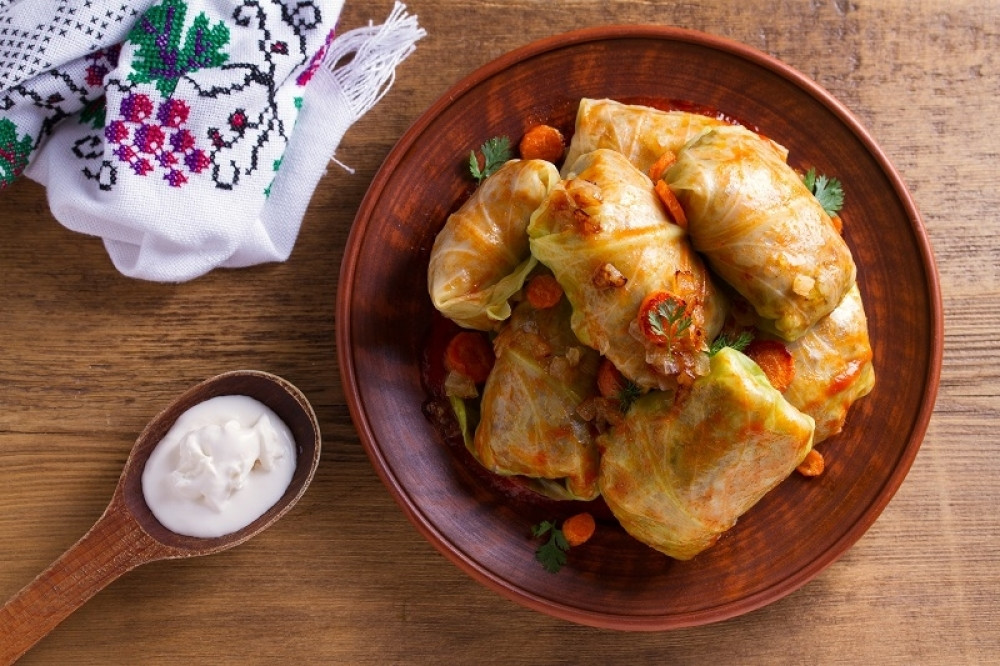 Posna sarma sa šampinjonima