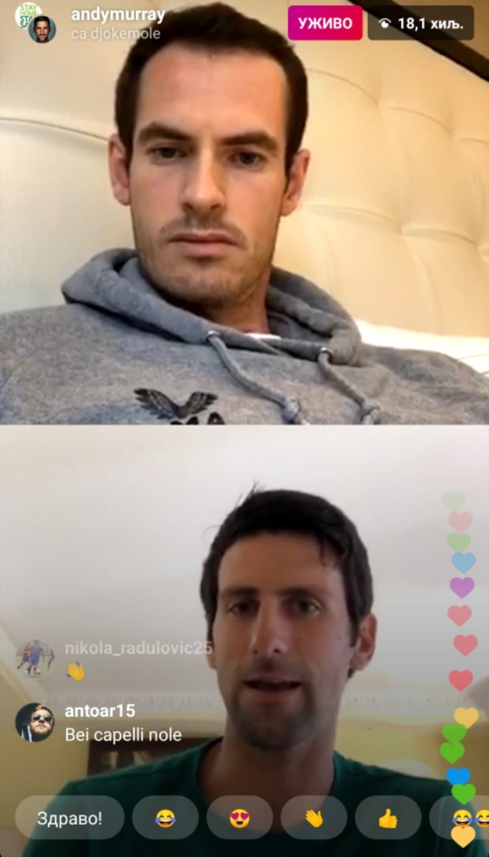 Đoković priznao Mareju najteži poraz u karijeri, a Endi Novaku ko je najbolji svih vremena