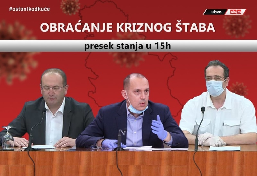 Krizni štab saopštio najnovije informacije (VIDEO)