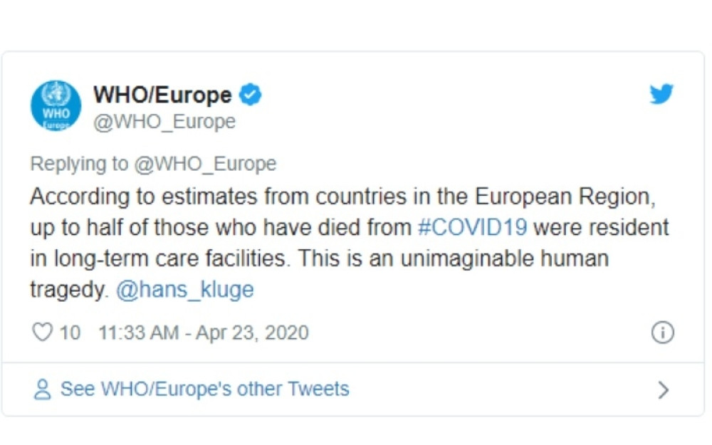 Polovina preminulih od korona virusa širom Evrope mučilo se u svojim domovima!