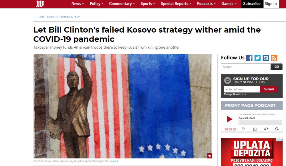 Vreme je da pustimo Klintonovu lažnu državu da propadne u sopstvenoj krvi