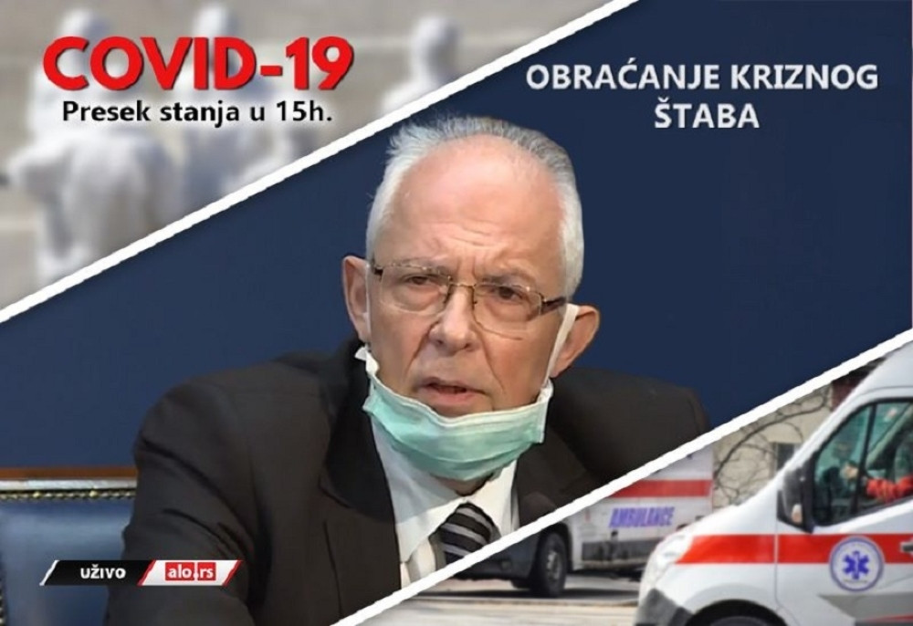 Presek stanja u 15 časova, od ponedeljka popuštanje mera zabrane