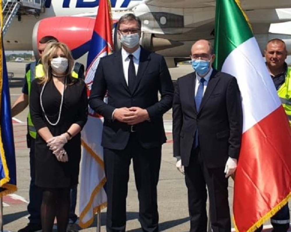 Ambasador Italije zahvalio se predsedniku Vučiću i Srbiji na ogromnoj pomoći
