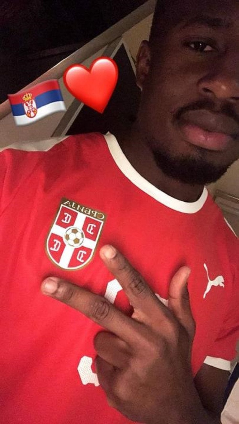 Srbin u duši - Senegalac na papiru! Bivši igrač Zvezde ovekovečio iskrenu ljubav prema našoj zemlji (FOTO)