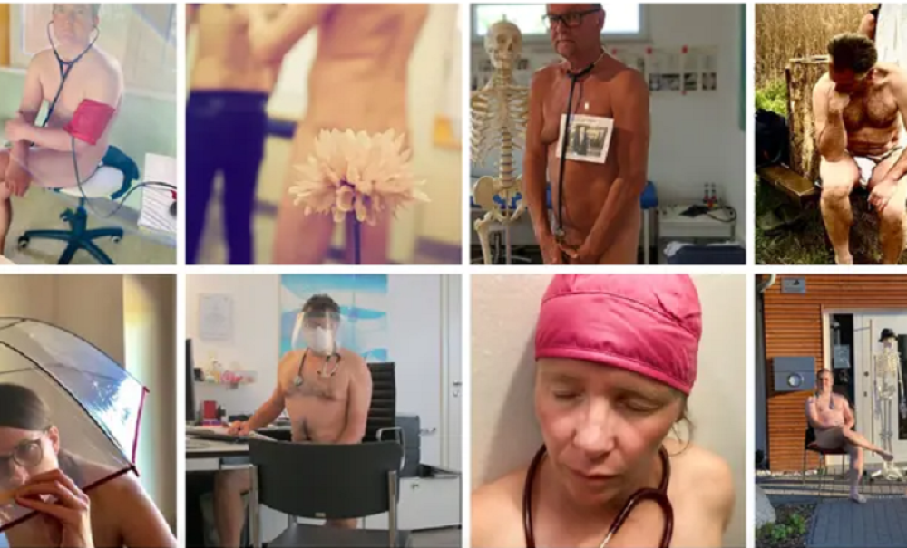 Lekari se skidaju goli i slikaju, fotografije zapalile internet, a iza svega se krije surova istina Nemačke! (FOTO)