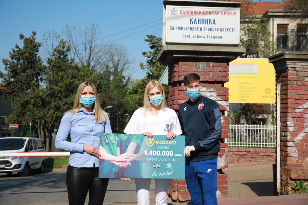 Mozzart i sportisti igrali za Infektivnu kliniku - prikupljeno 1.400.000 dinara