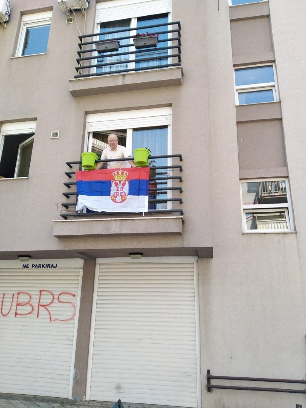 Veličanstven prizor, svuda trobojke