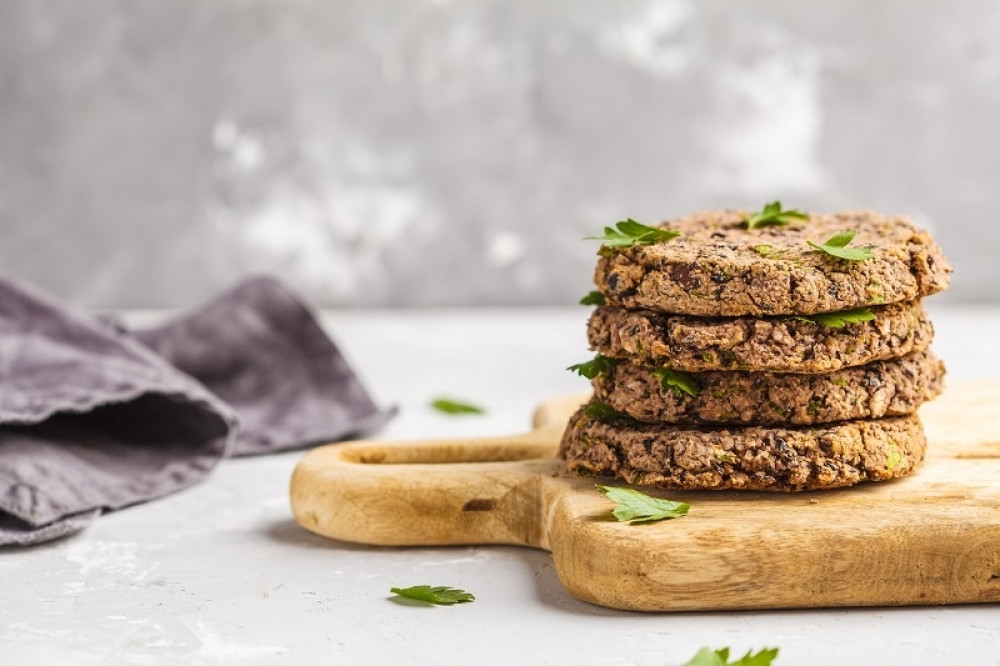 Burger od pečuraka i pasulja