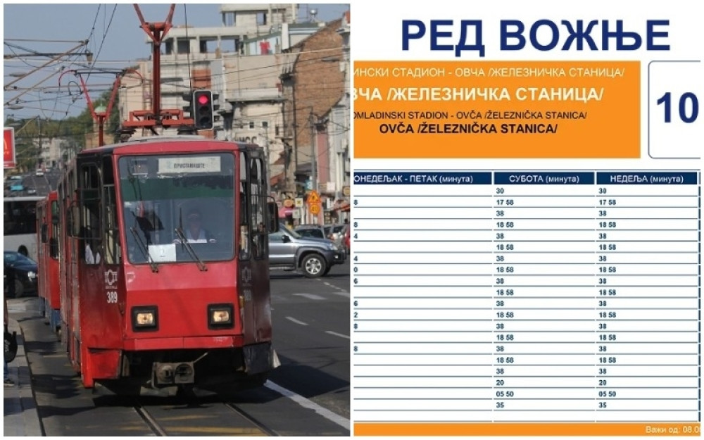 Ovo je novi red vožnje gradskog saobraćaja