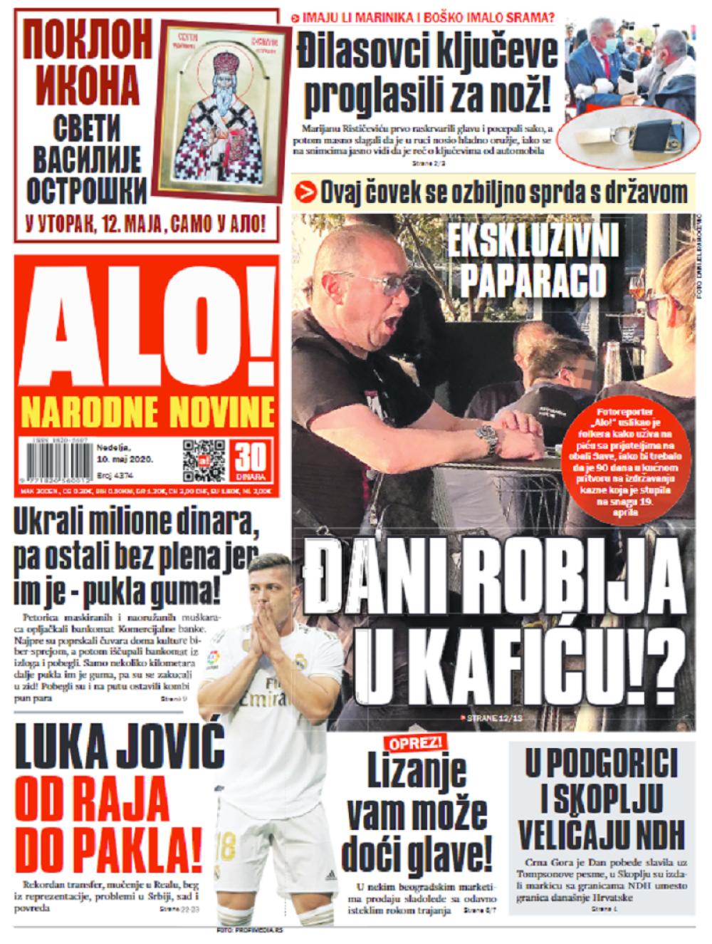 Ključeve proglasili za nož!