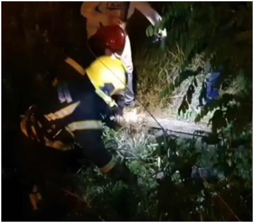 Sekli automobil, gasili požar, pa spasavali mladića i psa koji su upali u šaht dubok 8 metara (VIDEO)