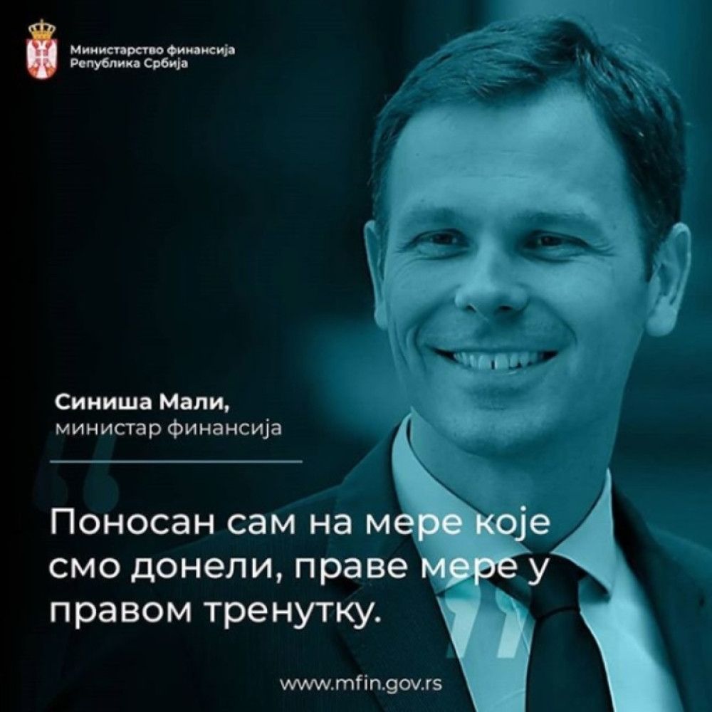 Siniša Mali izuzetno ponosan!