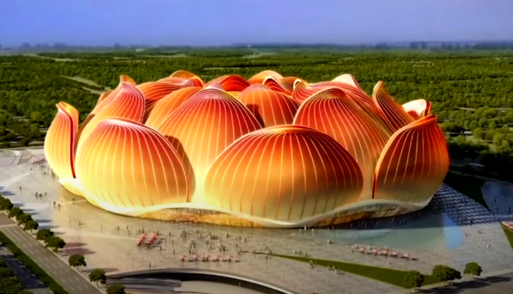 Gradi se najveći fudbalski stadion na svetu, izgleda izvanredno ali nikom nije jasno na šta liči! (VIDEO)