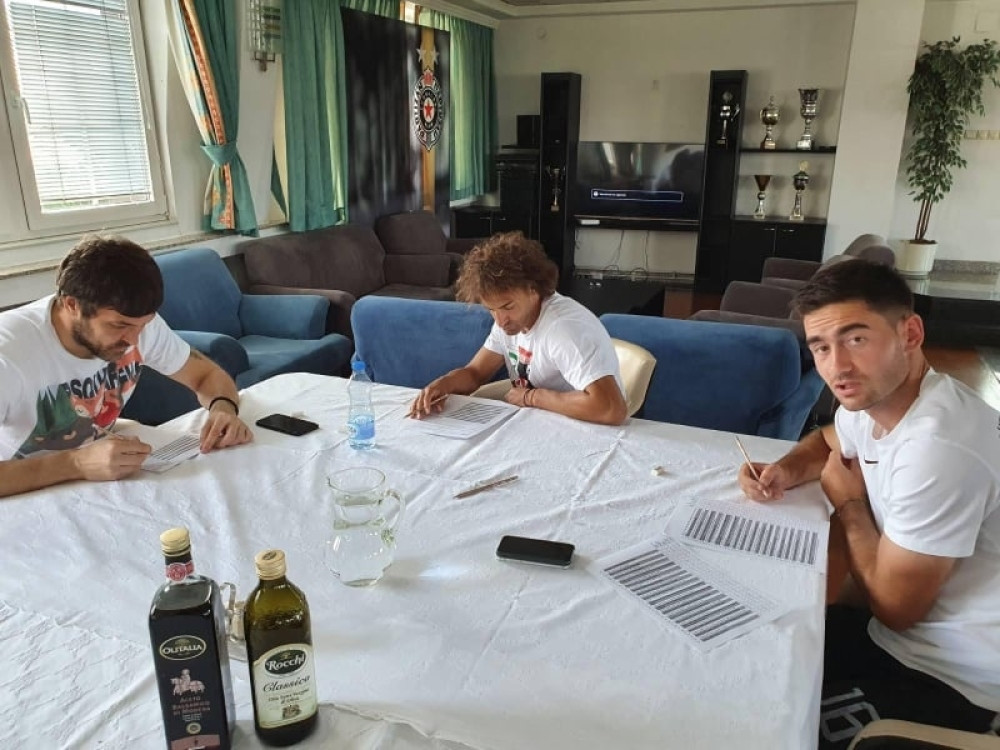 Fudbaleri Partizana radili testove! (FOTO/VIDEO)