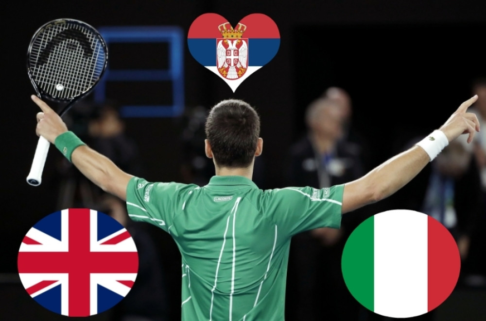 Nisu samo Britanci hteli da prisvoje Đokovića! Italijani su vrebali svoju šansu! (FOTO/VIDEO)