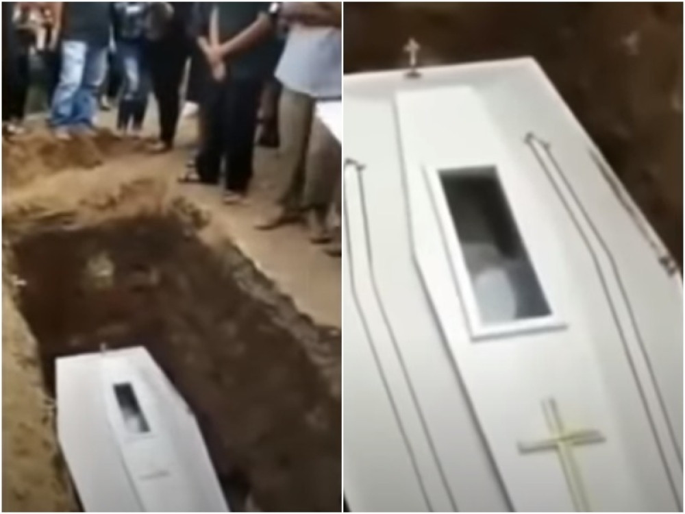 Pokojnik pokušao da pobegne, a ožalošćena porodica nije reagovala! (VIDEO)