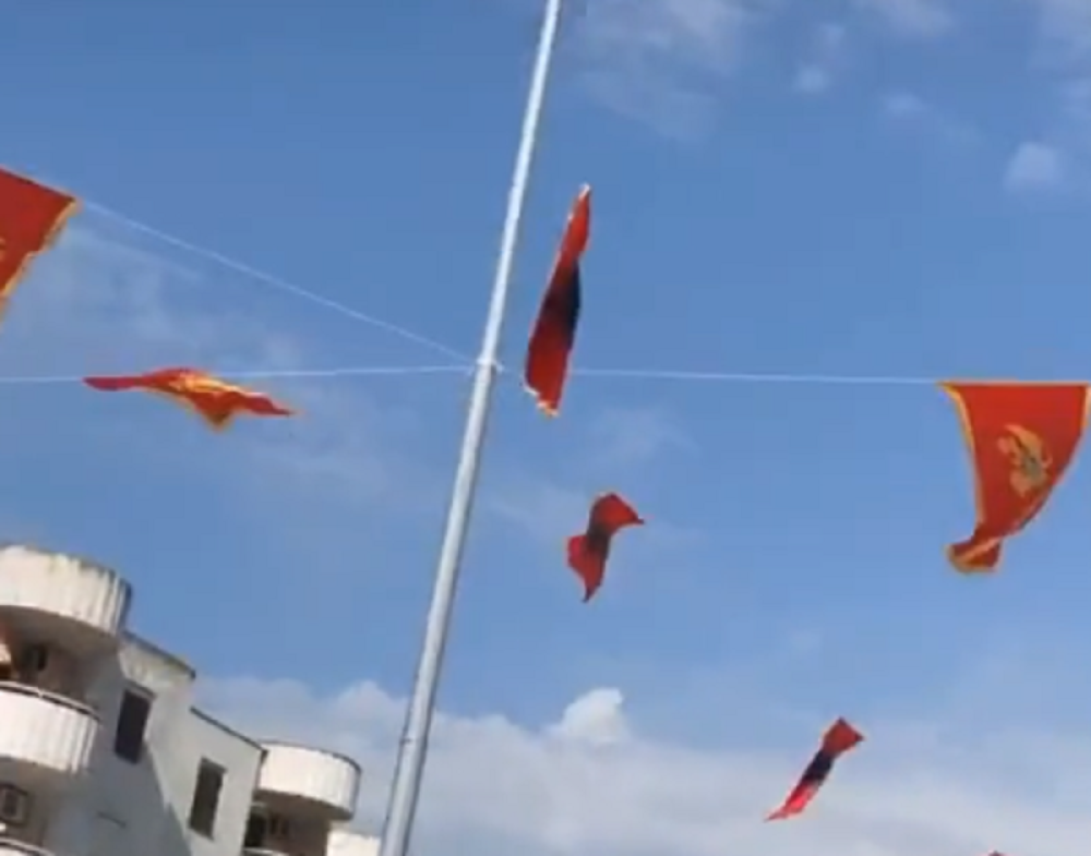Slavilo se uz albanske i crnogorske zastave, dva orla jedan pored drugog (VIDEO)