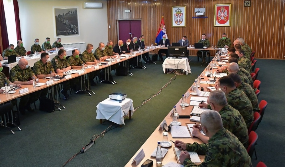 Zajednička sednica Kolegijuma ministra odbrane i proširenog Kolegijuma načelnika Generalštaba