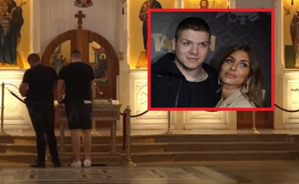 Verenica Slobe Radanovića došla u providnoj mrežastoj haljini u crkvu: Nema ni brus!? (VIDEO)