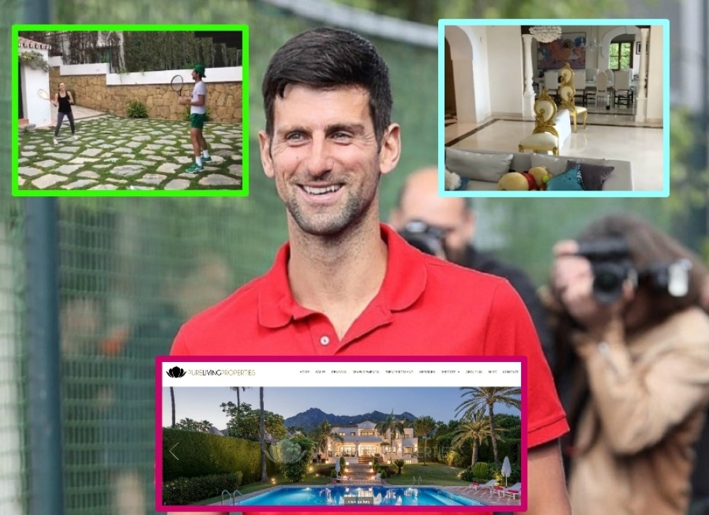 Đokovići pandemiju koronavirus proveli u luksuzu! Tursko kupatilo, bazen, bioskop, teniski teren, ma sve što možete da zamislite! (FOTO/VIDEO)