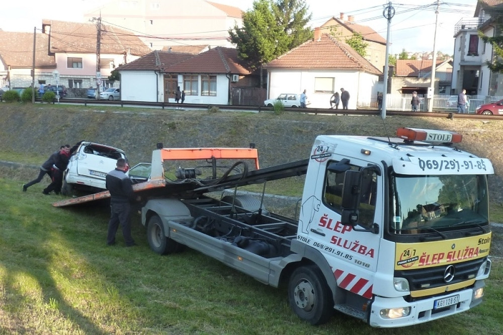Saobraćajna nesreća u Kragujevcu kakva se retko viđa (FOTO)
