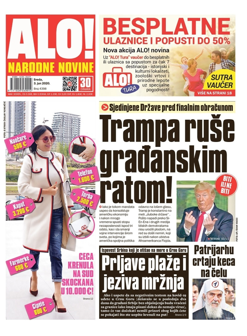 Trampa ruše građanskim ratom