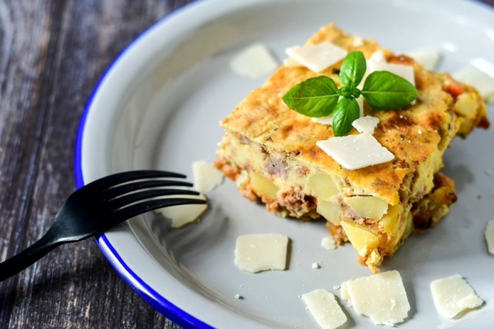 Zapečena testenina sa tikvicama i sirom