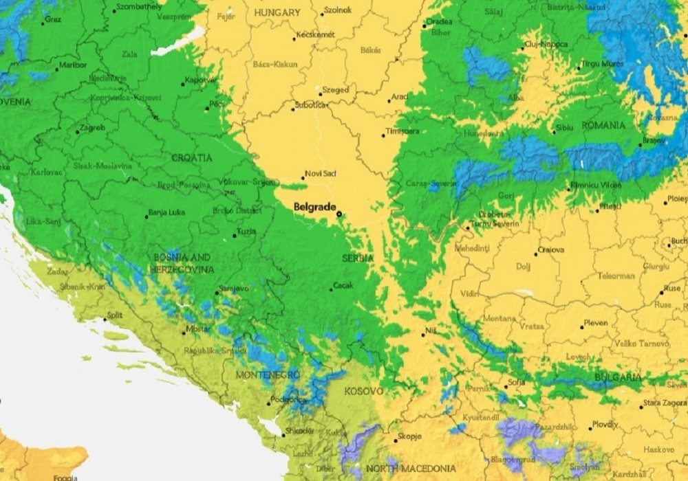 U Beogradu će klima biti kao u Pakistanu, a evo šta čeka ostatak Srbije (MAPA)