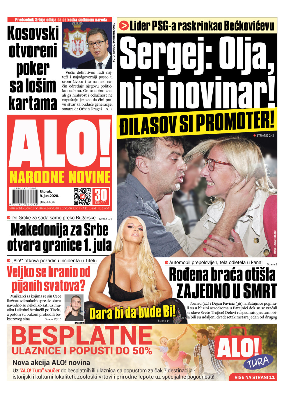 Sergej: Olja, nisi novinar! Najžešći si Đilasov promoter!