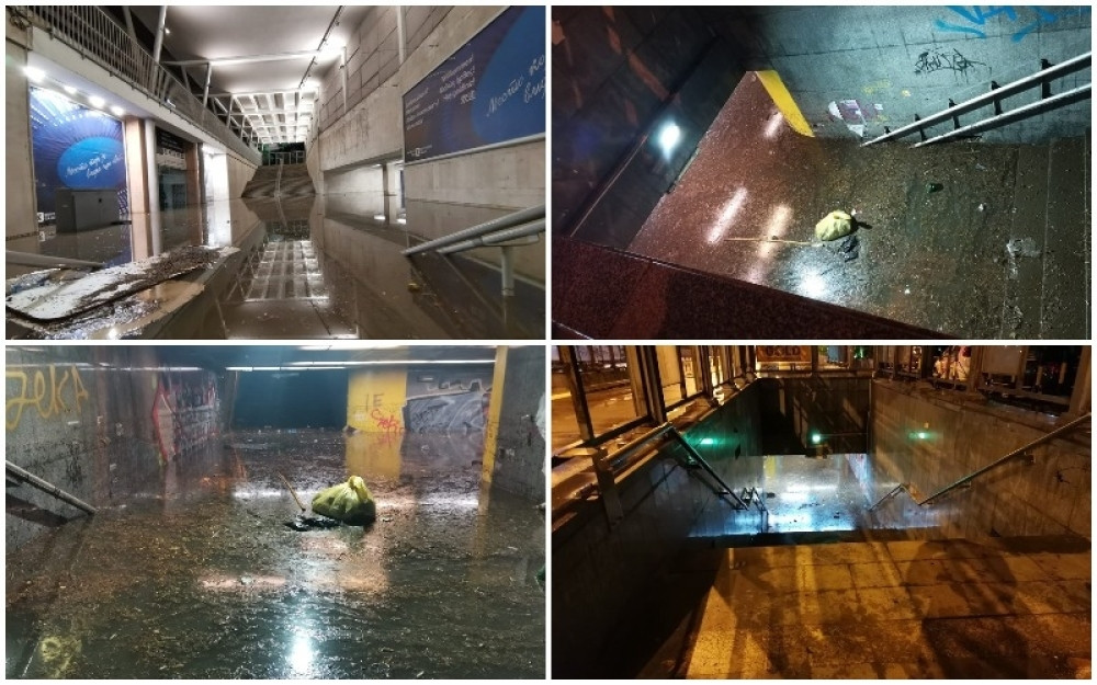 Jedno od najfrekventnijih mesta u prestonici je bilo neupotrebljivo (FOTO)