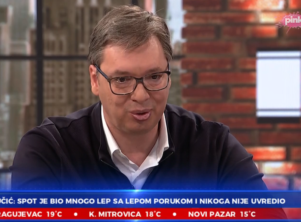 Danas pokrenuto pitanje referenduma o Kosovu pred milionima gledalaca, usledio je težak odgovor predsednika