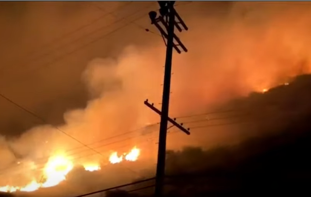 Izgorelo 50 hektara, 200 vatrogasaca se borilo sa stihijom (VIDEO)