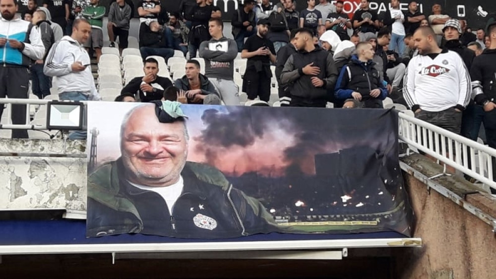 Navijači odali počast Miši Tumbasu na tribinama Humske (FOTO)