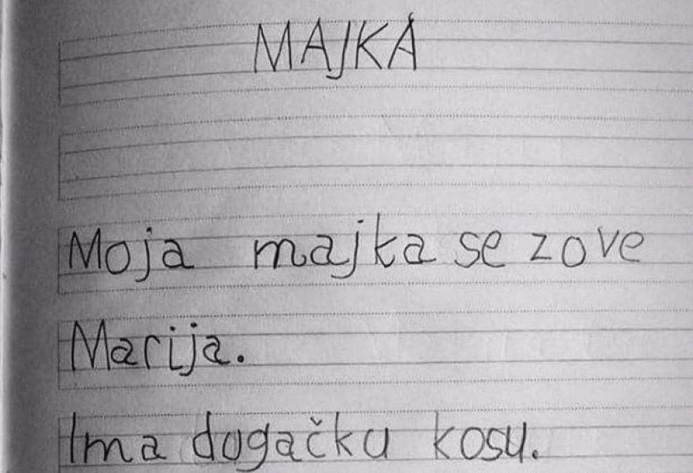 Srpski đak u sastavu otkrio maminu tajnu i učiteljica je pocrvenela! (FOTO)