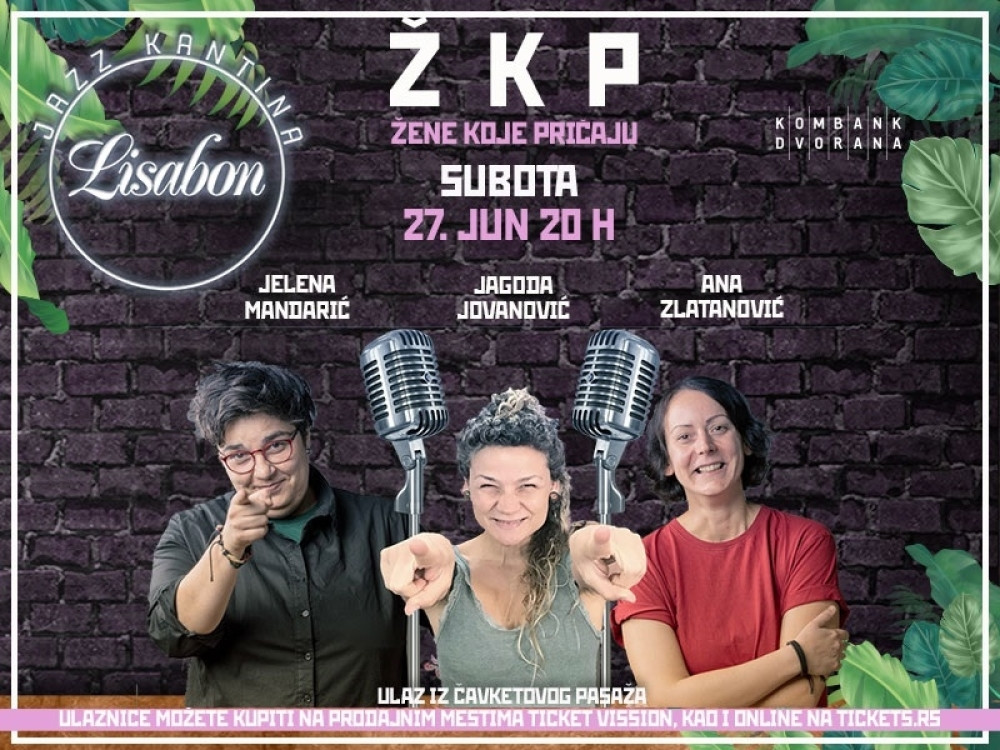 PRVI PUT I ŽENE NA SCENI LISABONA: ALO.RS DELI 3x2 KARTE ZA PREDSTAVU