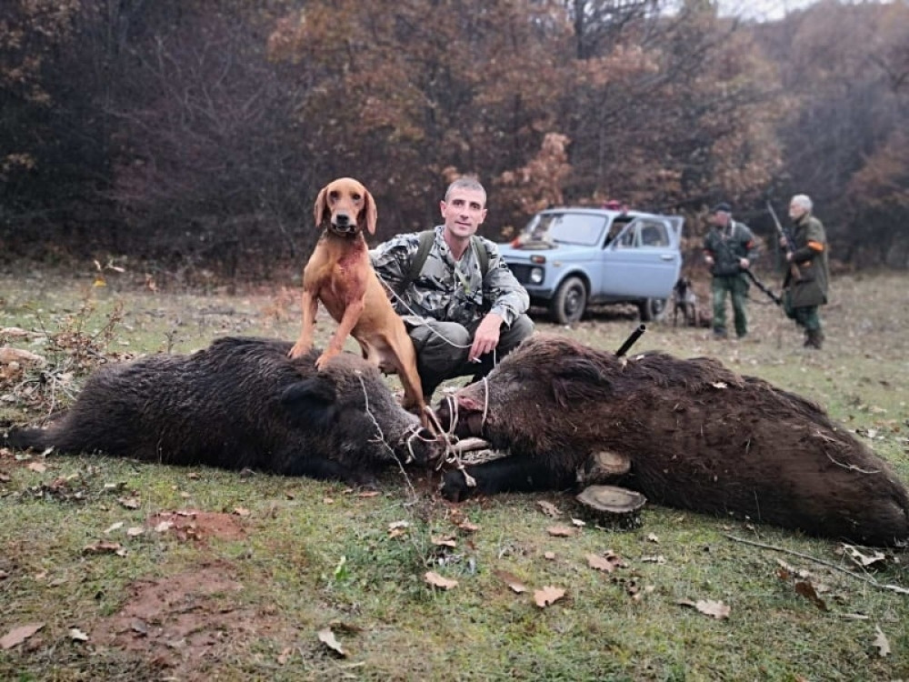Dušan Madić ubio vepra od 220 kila! (FOTO)