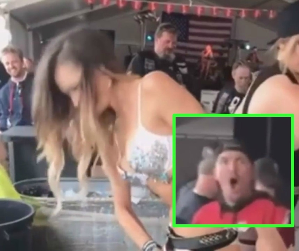 Polugola devojka otvara piva svojim međunožjem, svi se pitaju gde mogu da nabave ovakav otvarač za flaše! (VIDEO)