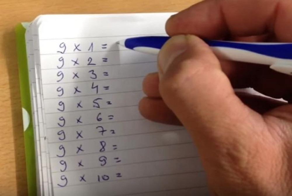 Pomoću broja 9 naučite decu da množe za sekund!