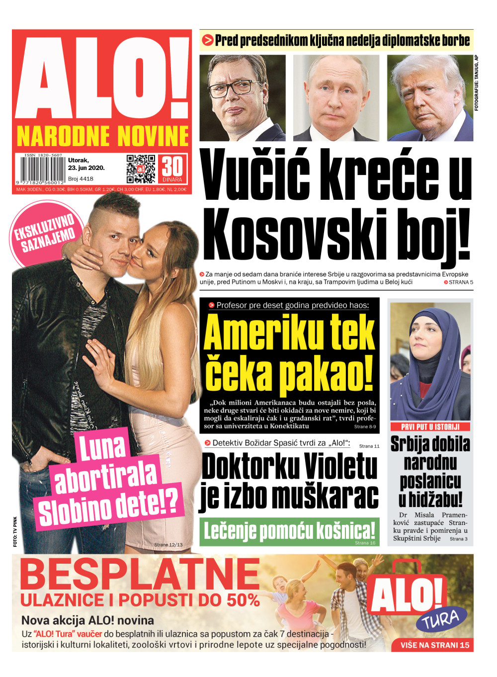 Vučić kreće u kosovski boj!