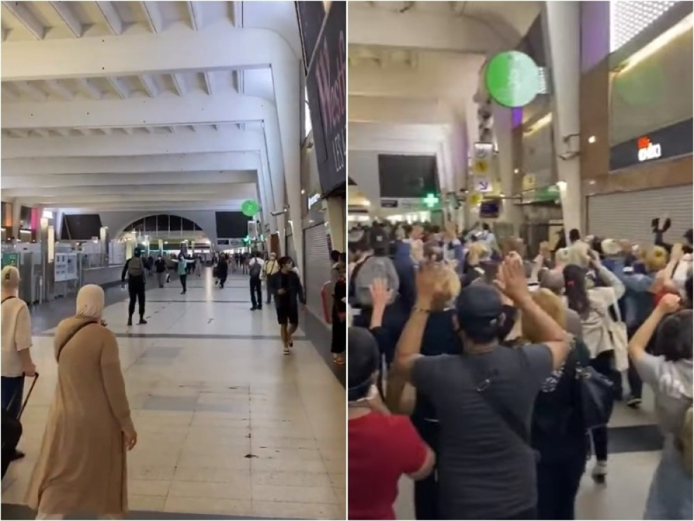 Kada su ga videli sa pištoljem u ruci ljudi su počeli da trče sa podignutim rukama... (VIDEO)