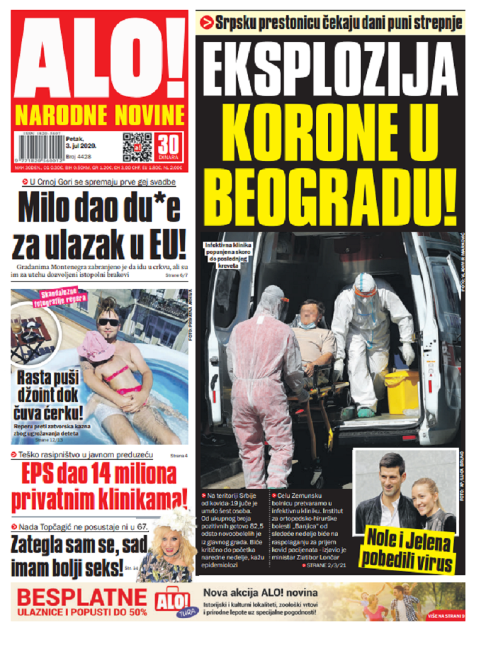 Srpsku prestonicu čekaju dani puni strepnje